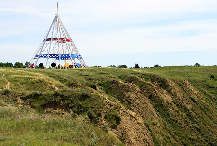 The teepee, "Saamis" in Medicine Hat, Alberta