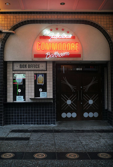 Commodore Ballroom, Vancouver, BC