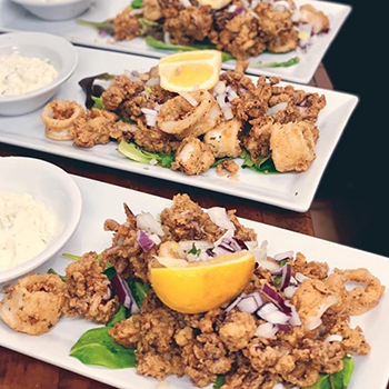 Calamari at the Copper Kettle Restaurant, Regina, Saskatchewan