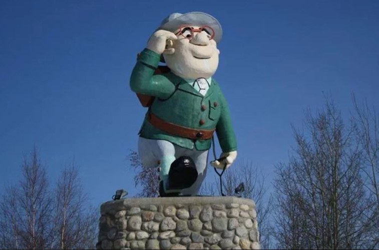 Flintabattey Flonatin (Flinty for short) in Flin Flon, Manitoba