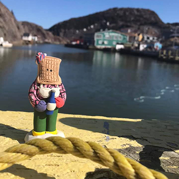 Mummer ornament from Dawn's Creations, Mount Pearl, NL