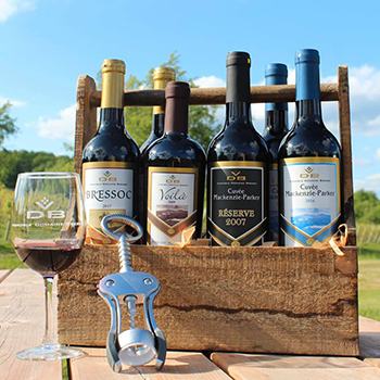Wines from Vignoble Domaine Bresee, Sutton, Québec